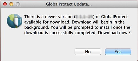 globalprotect no network connectivity mac
